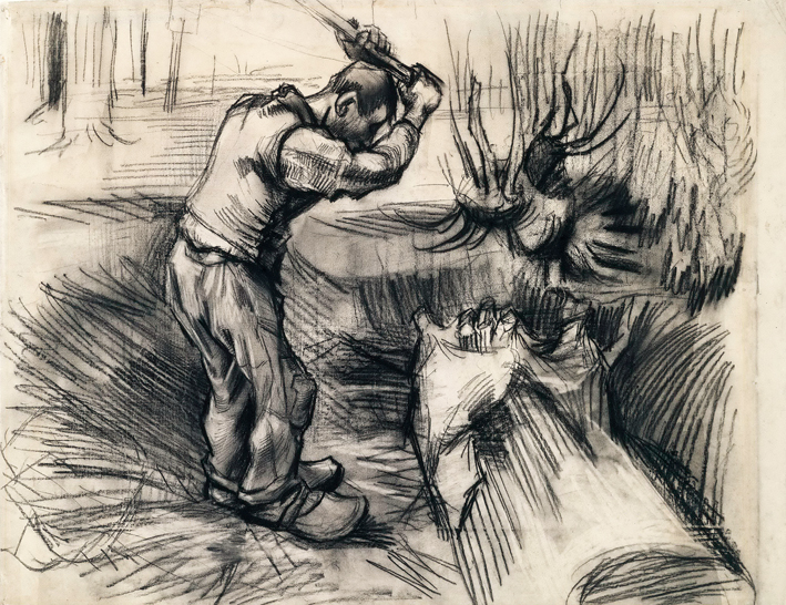  文森特·威廉·梵高  Vincent Willen Van Gogh —— 伐木工